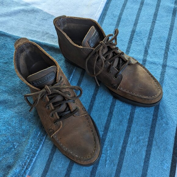 🌄 Vintage Eastland Leather "Seneca" Ankle Boots w/ Original Leather Laces | 7.5 - Picture 1 of 11
